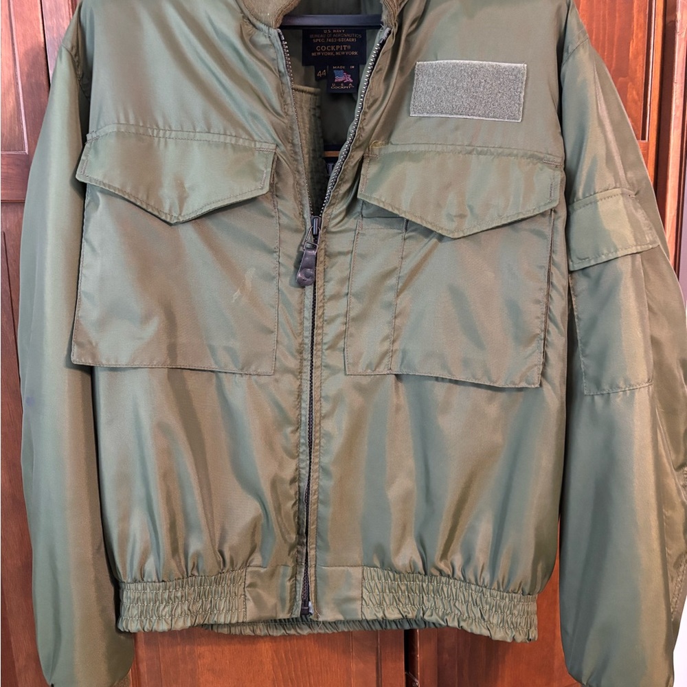 Men's Olive Green Bomber Jacket, G-8 USMC/USN